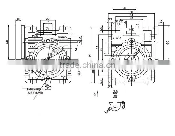 57HS11242A4J-3-RV3020 112mm 4.2A nema 23 high torque geared stepper motor