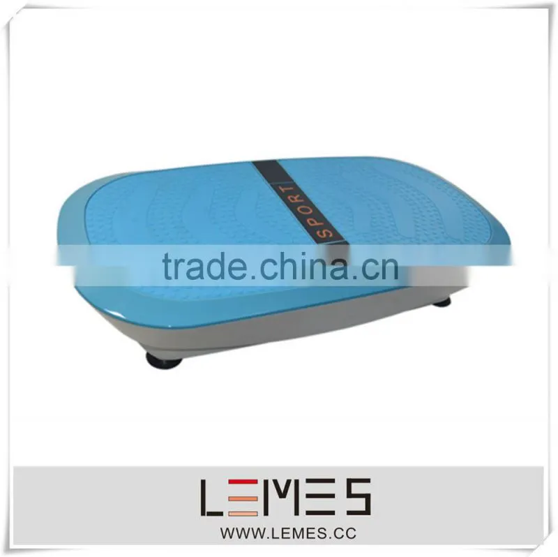 2015 LEMES ulrathin oscillating vibration plate machine crazy fit massager