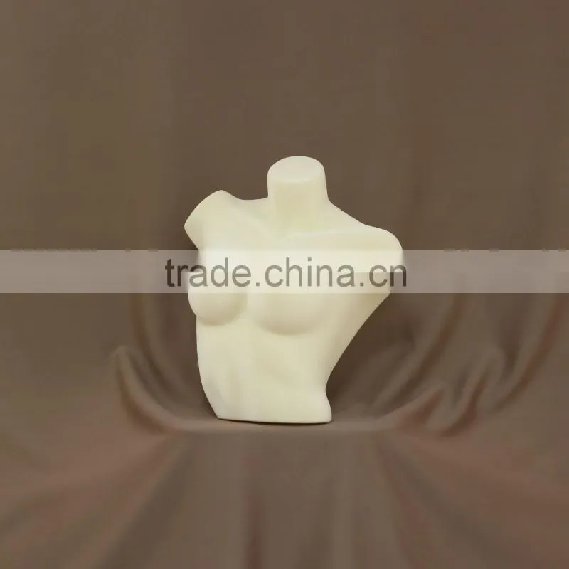 Sexy lady bust flocking senior mannequin for tailor