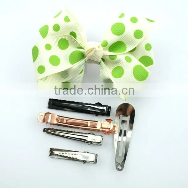 polka dot grosgrain ribbon bows