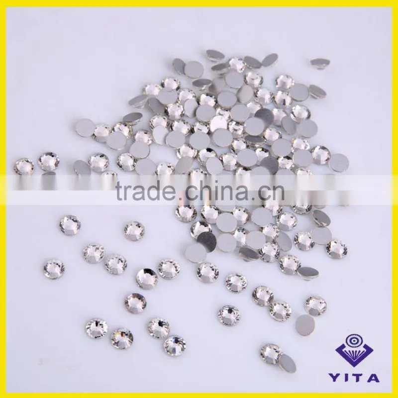 SS3-SS30 non hitfix white flatback rhinestone for dress,nail design