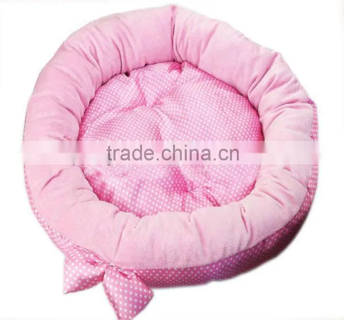 confrtable pink pet cushion easy to clean