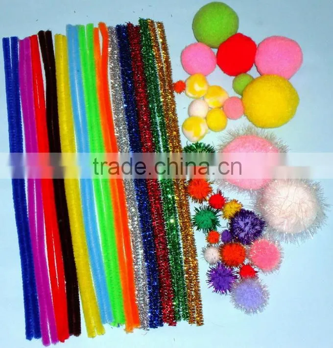 factory supply hign quality lowprice colorful craft pompons