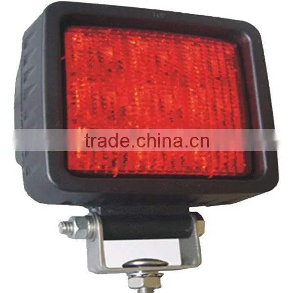 Super Bright 10-30V SAE & ECE Approval 9*1W Red auto led warning light