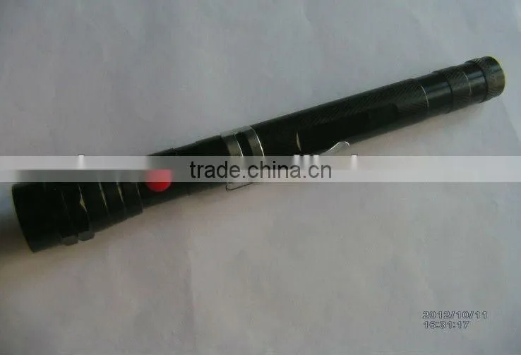 3 LED Telescopic Flashlight With Magnet
