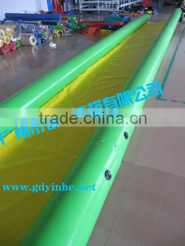 2016 Hot Sale Extreme Inflatable Slip n Slide the City 3 lanes inflatable water slide
