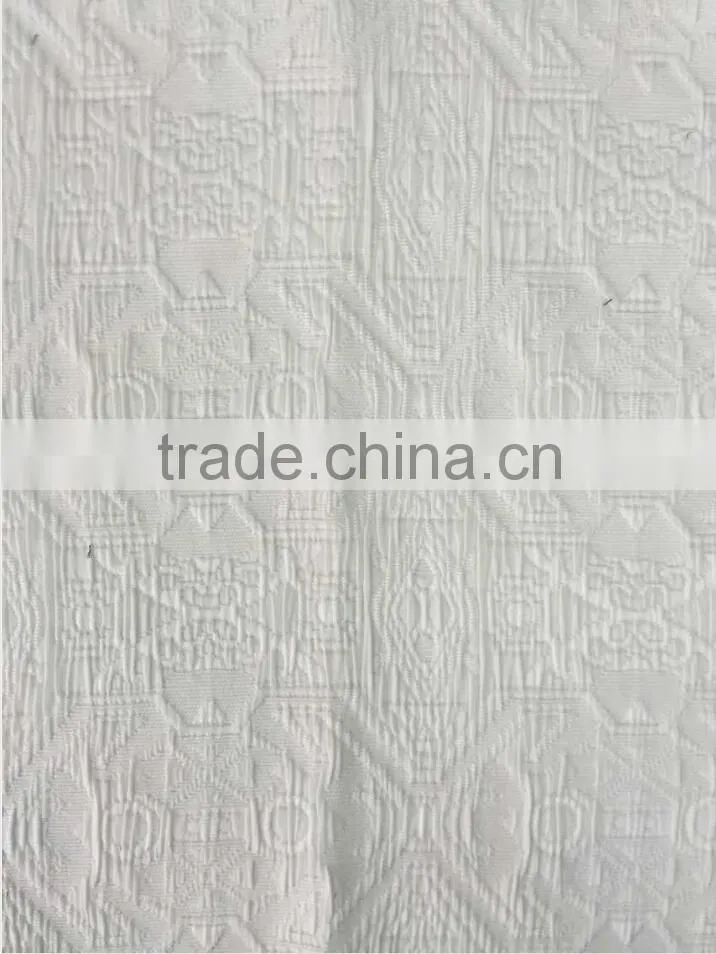 43%polyester 8%rayon 46%cotton 3%spandex woven Jacquard for dess, trousers, coat or home textile