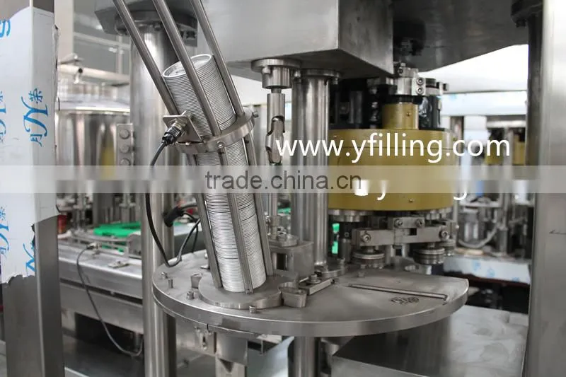 Newly launched aluminum can soft drink canning machine