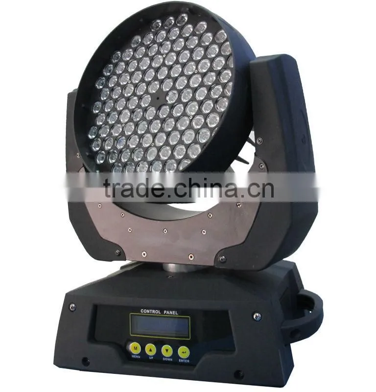 108x3w rgbw led moving wash stage equipment