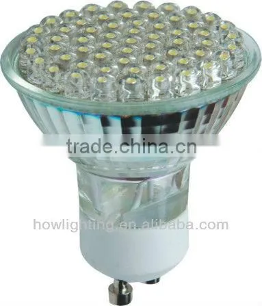 2013 New Hot Product 3W LED GU10 dimmable Bulb with 120 beam angle