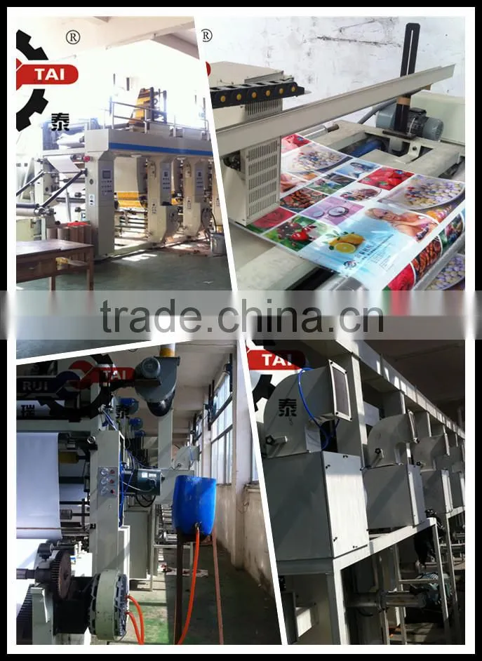 High Speed 8 Colors roll papers gravure Printing Machine