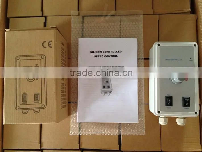 Suitable for most 230VAC ventilation fans Stepless Speed governor