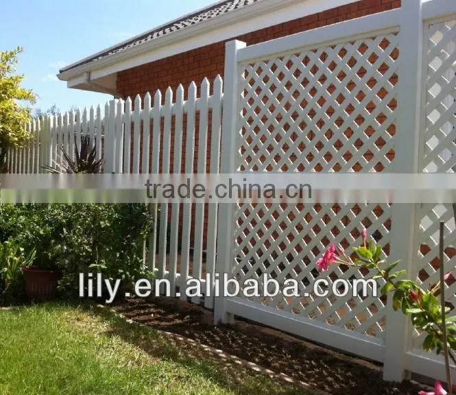 best sell pvc Lattice fence