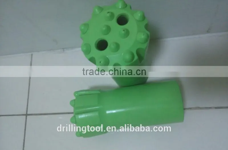 T38/T45/T51 Spherical/Ballistic Threaded Button Bit/rock drill bit For Sale