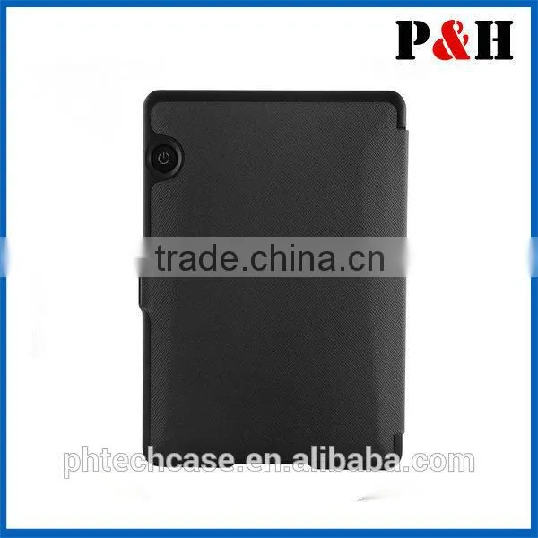 Book style stand leather case for Amazon kindle Voyage