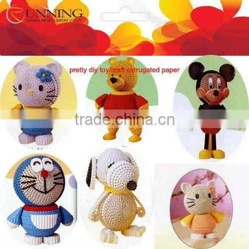 Wholesale Handmade DIY Colorful Corrugated Paper