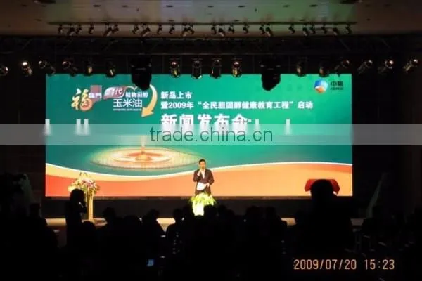 SMD3528 ph5mm led big screen clear photos led screen indoor large display