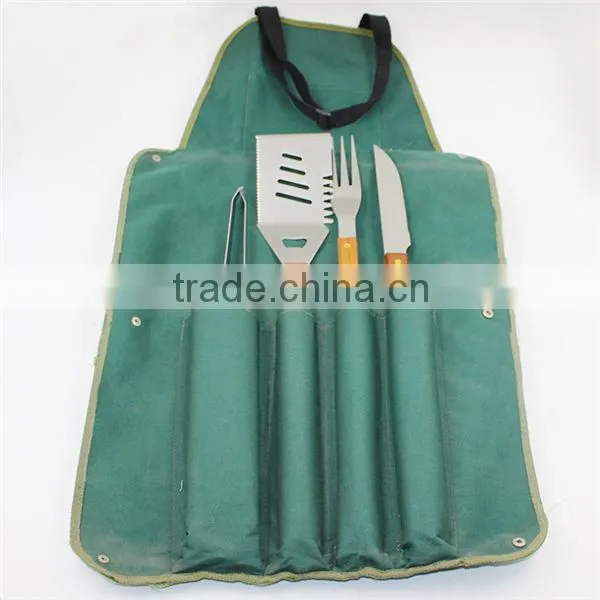 Best wholesale bbq apron with grill tools set package
