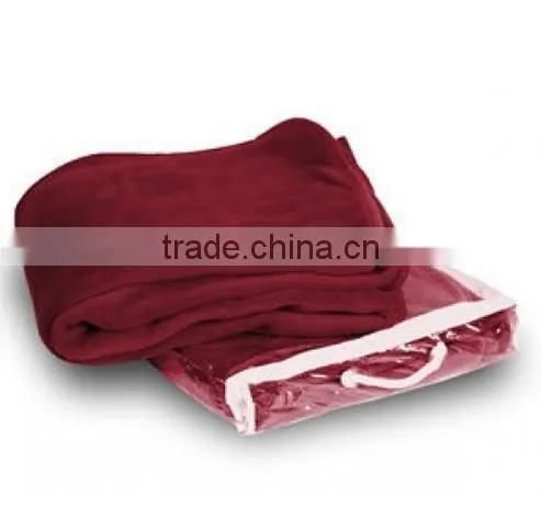 Soft Micro Coral Fleece Gifts Promotional Blanket