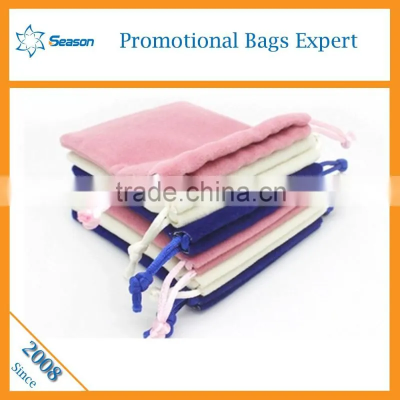 Velvet pouch bag velvet drawstring bags lint drawstring bag