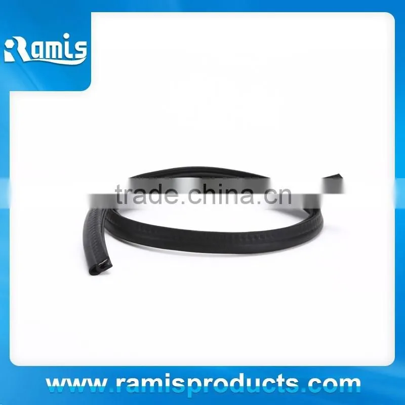 EPDM extrusion strip with metal