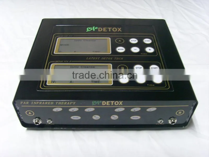 Hi-tech dual detox foot spa machine ion foot spa with big LCD display for health care
