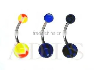Acrylic belly ring