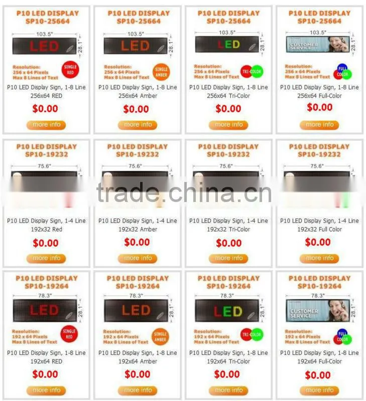 P16 RG LED display modules for Outdoor Display