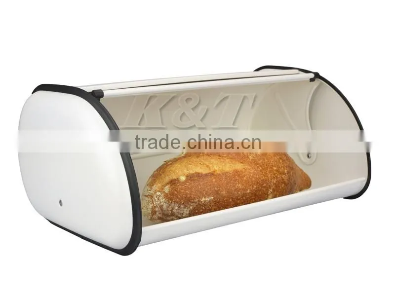 Hot sale white stainless steel storage bin for bread and food
