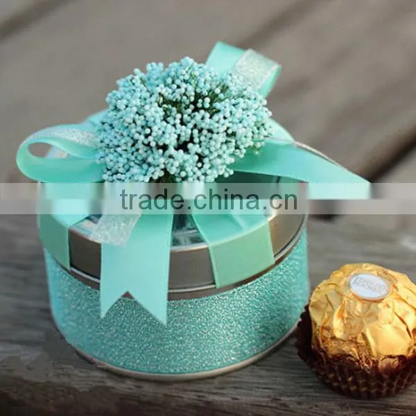 Wedding Gift Tin Candy Bride and Groom Box