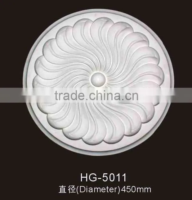 high quality factory price pu moulding /lamp holder/ pu medallion/pu foam ceiling tiles /medallion for interior decoration