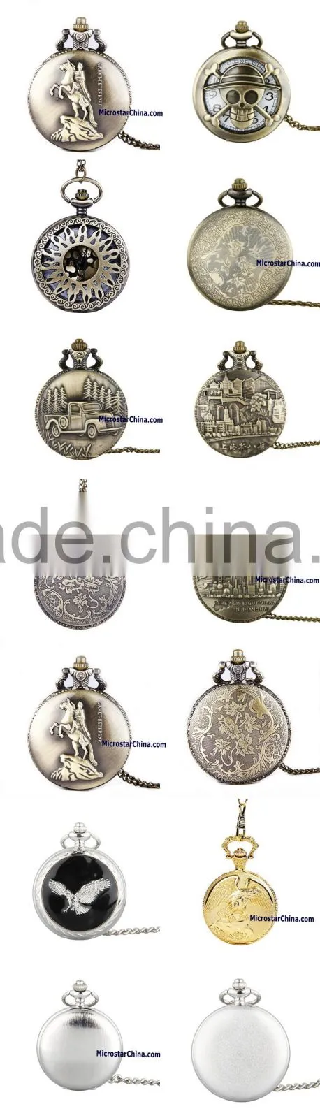 Eagle Pendant Necklace Watch