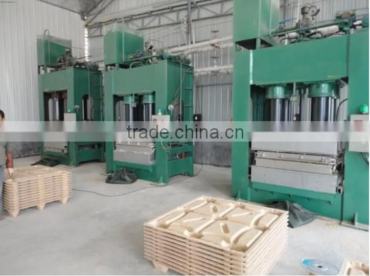 factory price easy using wooden pallet molding press machine line