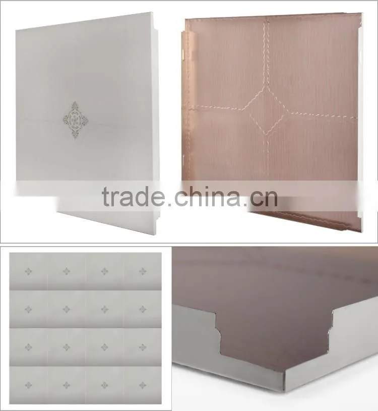Eco friendly 132-7 design Aluminum mould-proof home decorative construction ceiling design