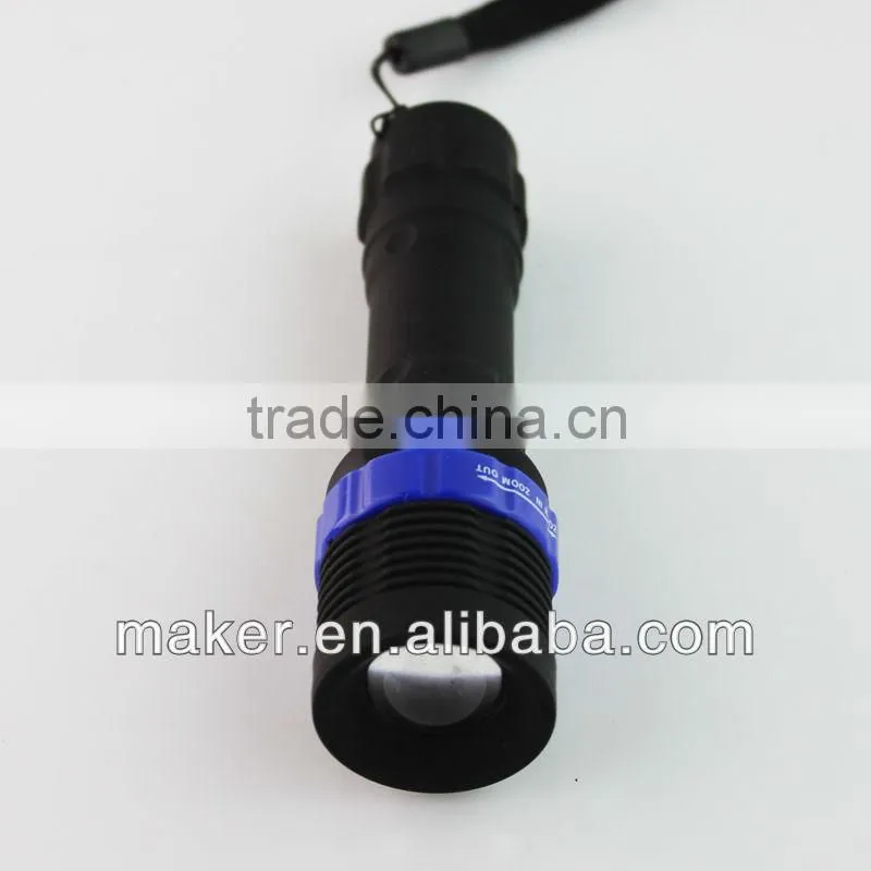 NPFN 1057 1W Zoom Adjustable Plastic Torch