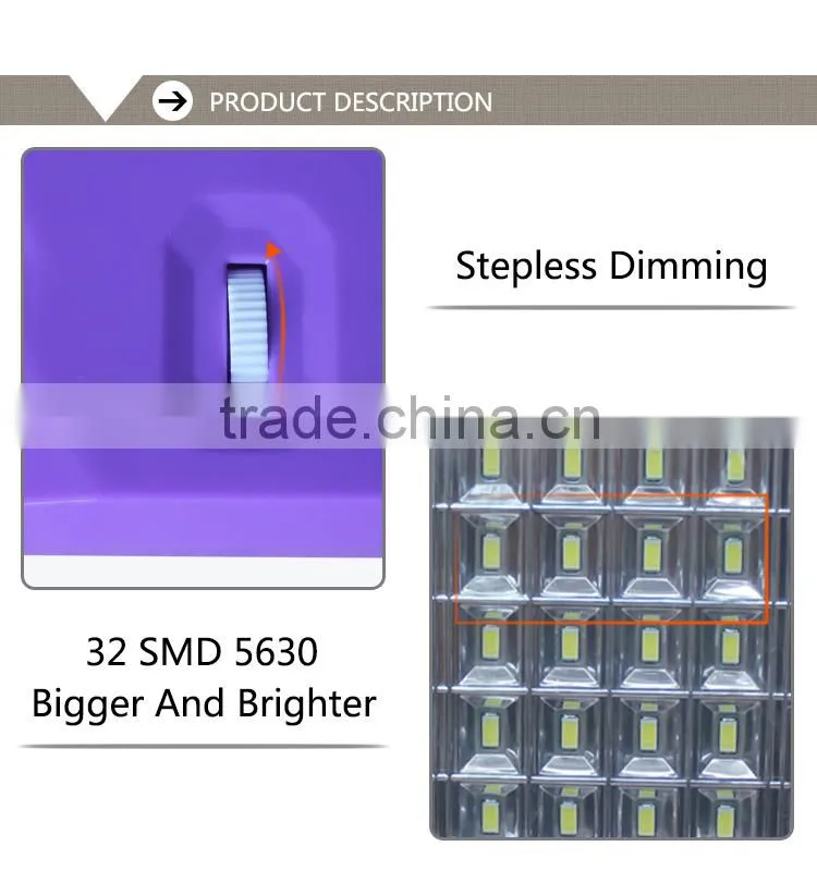 Solar LED table lamp, desk lamp, table light