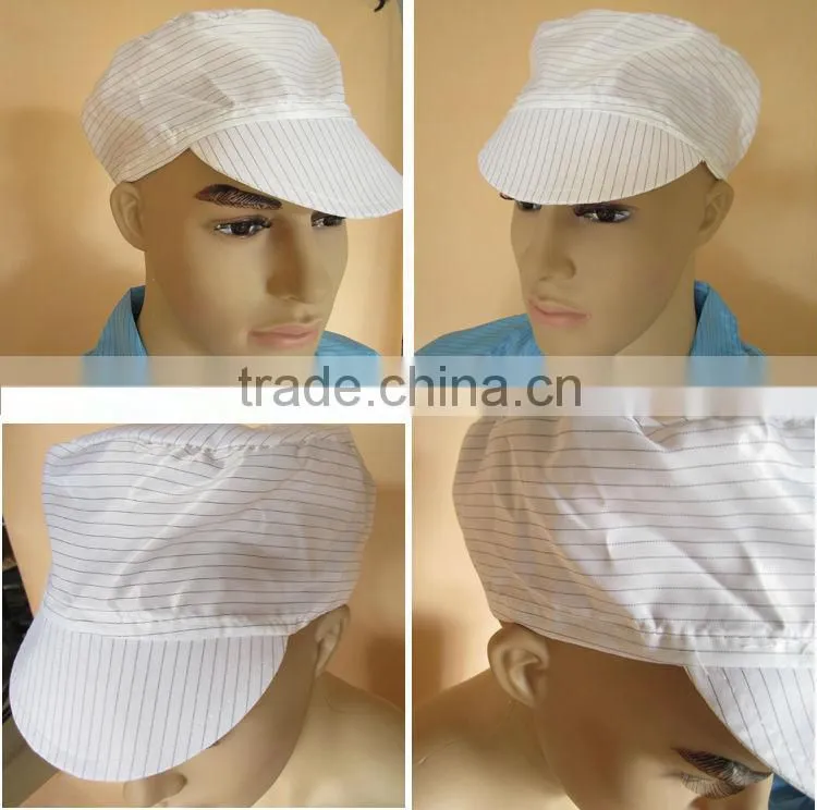 black cleanroom anti-static baseball cap