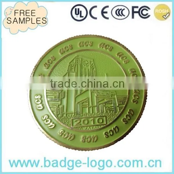 promotioanl high quality novelty decoration metal token coin for wholesale