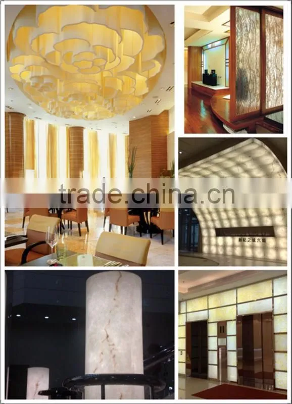 Indoor room dividers highly transparent acrylic resin