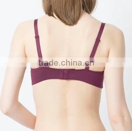 2014 new arrival ladies underwear seamless wireless soft comfortable bra