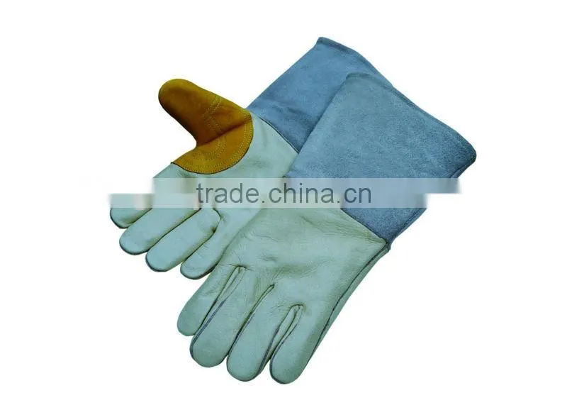 cow grain leather palm welding glove