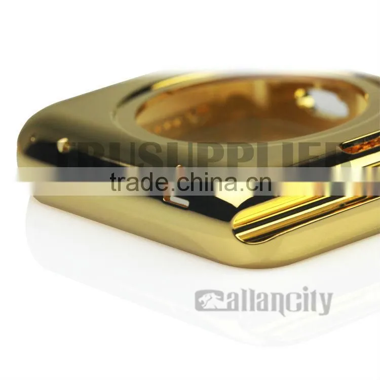 Best quality and most popular 24kt gold plated stainless steel housing replacement for apple watch