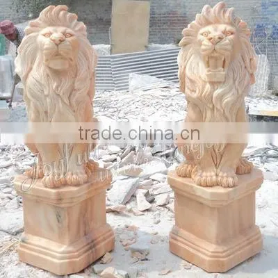 Marble Lion Statue