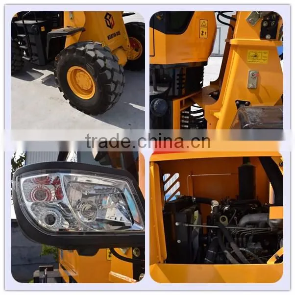 Promotion price 1.5Ton Log grapple Fork Wheel Loader