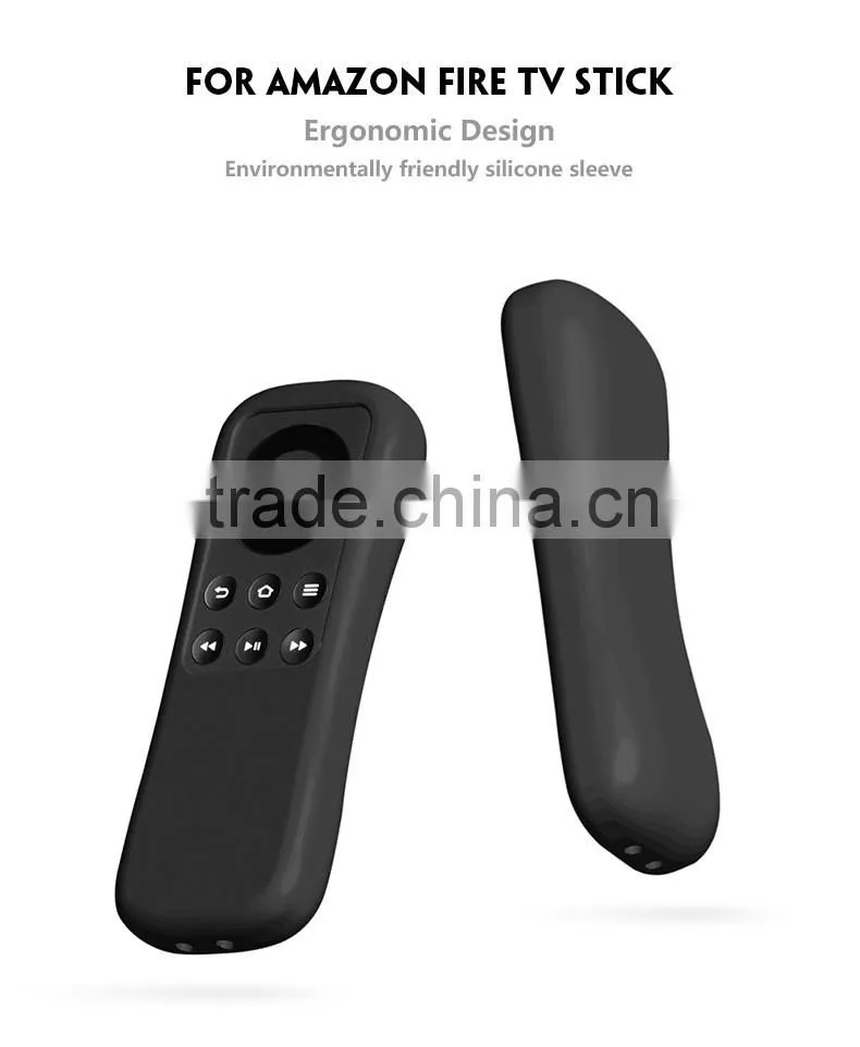 Wholesale Soft Silicone Gel Stick Case for Amazon Fire TV Rubber Case No-slip Ergonomic Design for Amazon Fire TV Stick Cover