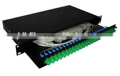24 port Cold rolled steel corning fiber patch panel