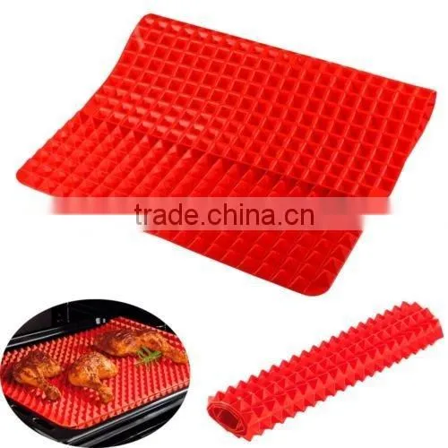 Silicone Baking Mat of Pyramids shape pyramid cooking mats
