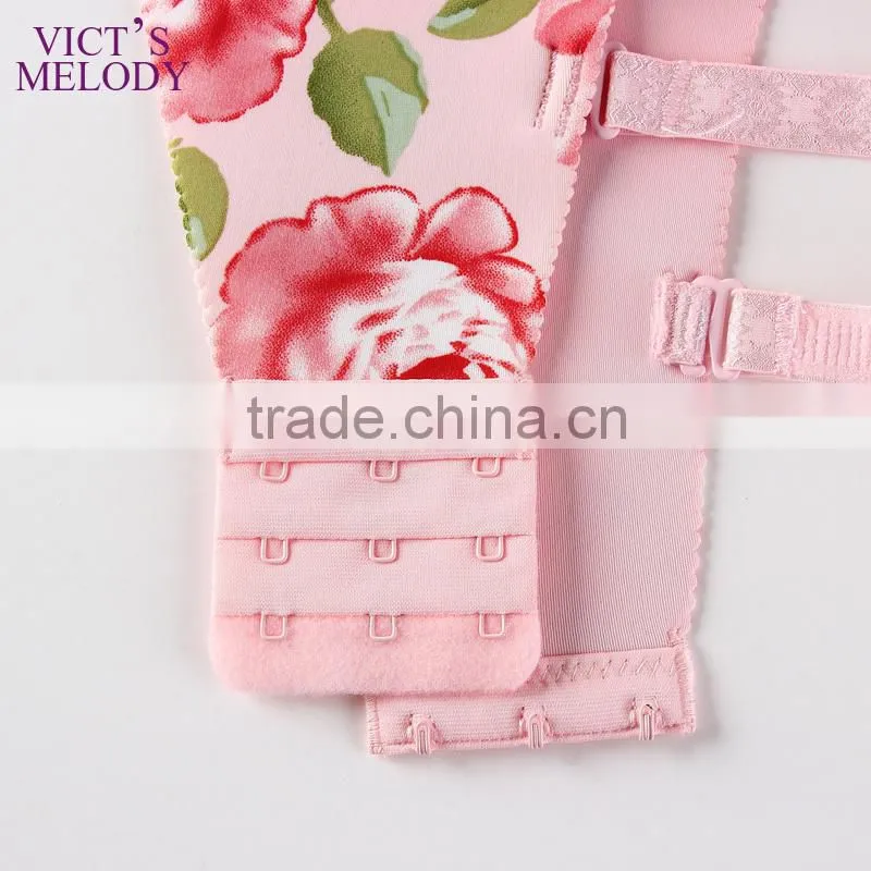 latest fashion cup shape one piece seamless printing bra