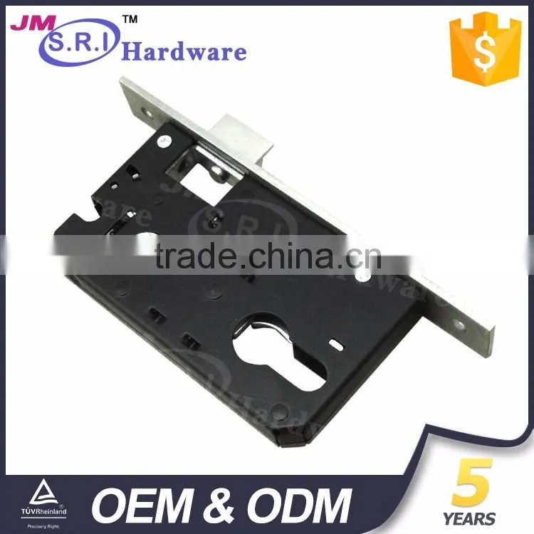 45 backset black color small mortise lock