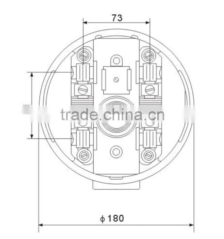 Hot sale south american type 100A single phase round electric meter base/ kwh meter